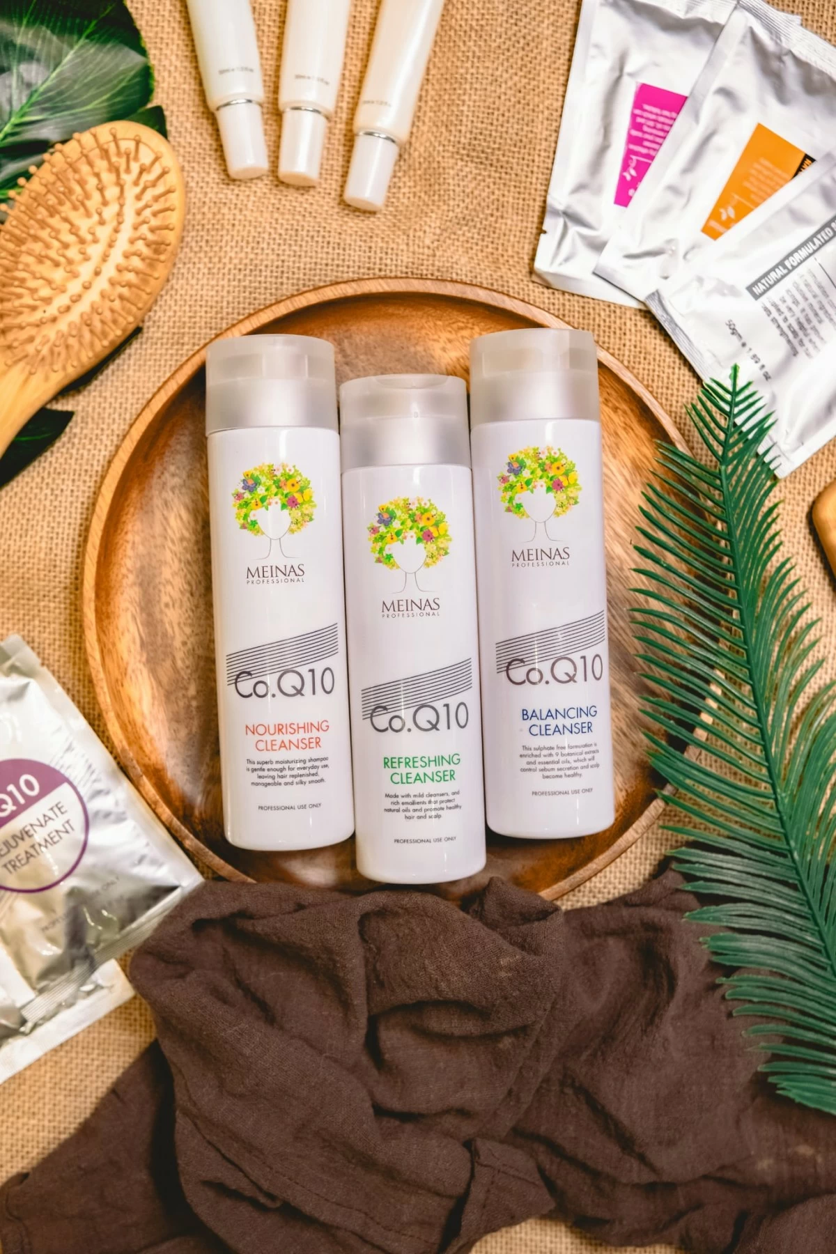 Complete your scalp care routine at home with their bestselling hair tonic and herbal hair care essentials.
