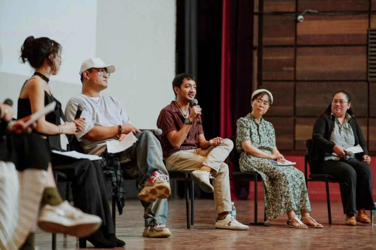 Philippines and South Korea film experts during the Talkback Session (KCC)