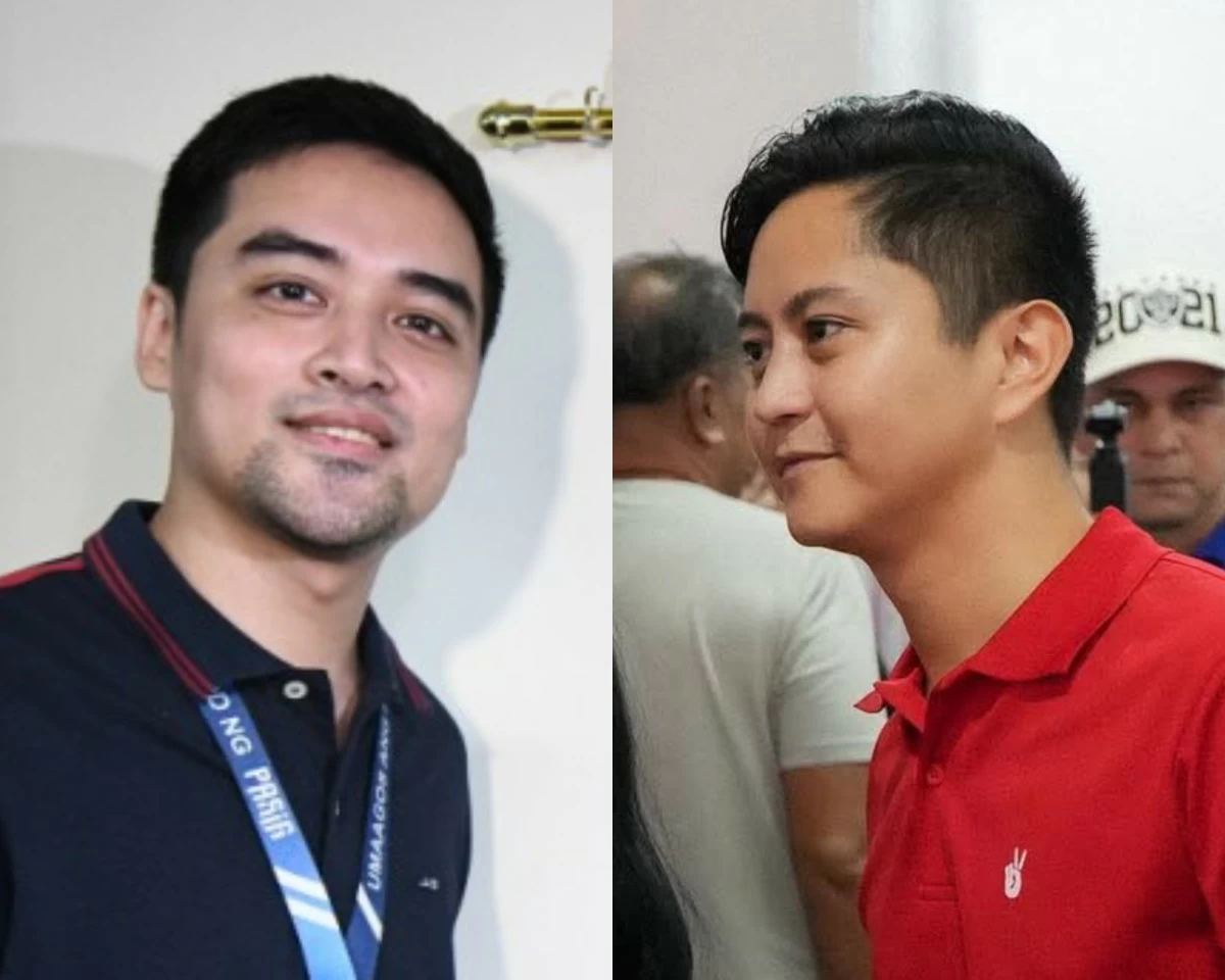 Pasig City Mayor Vico Sotto (left), Ilocos Norte 1st district Rep. Sandro Marcos (Facebook)