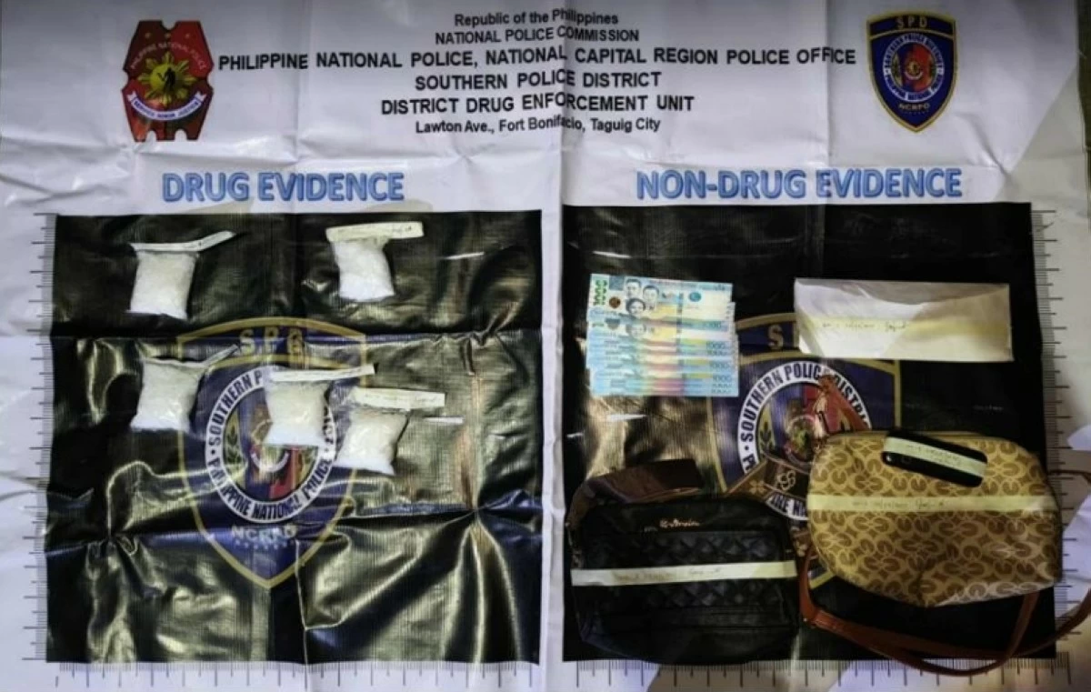 The shabu seized by the police (Photo from SPD) 