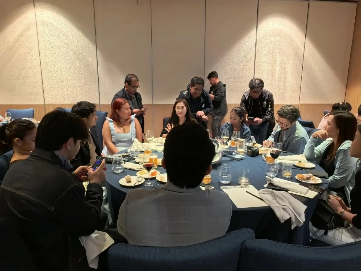 Media Round Table: Media friends and partners together with Ms. Aerophone's CMO Ms. Mikee Morado