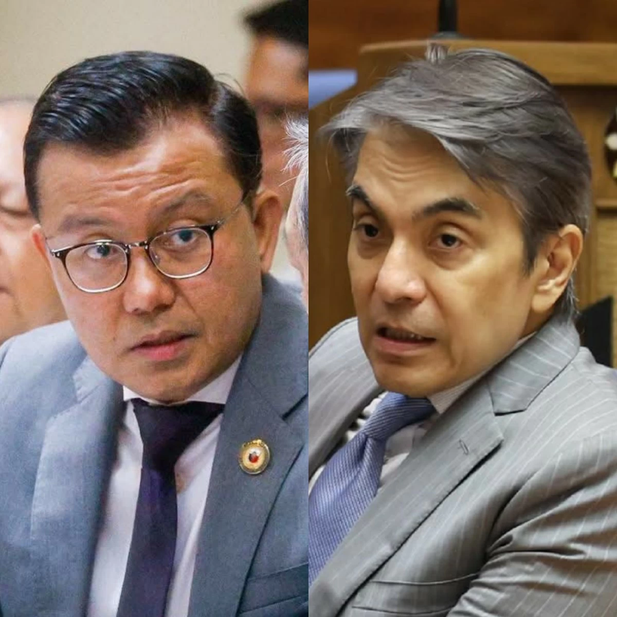 Ako Bicol Party-list Rep. Alfredo Garbin Jr. (left), Navotas City lone district Rep. Toby Tiangco (Facebook)