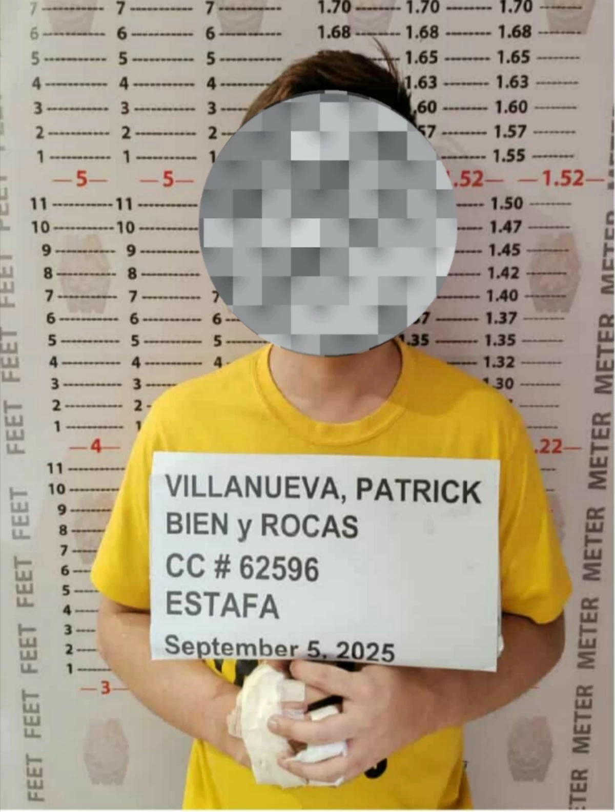 The arrested suspect (Photo from Pasay City Police)