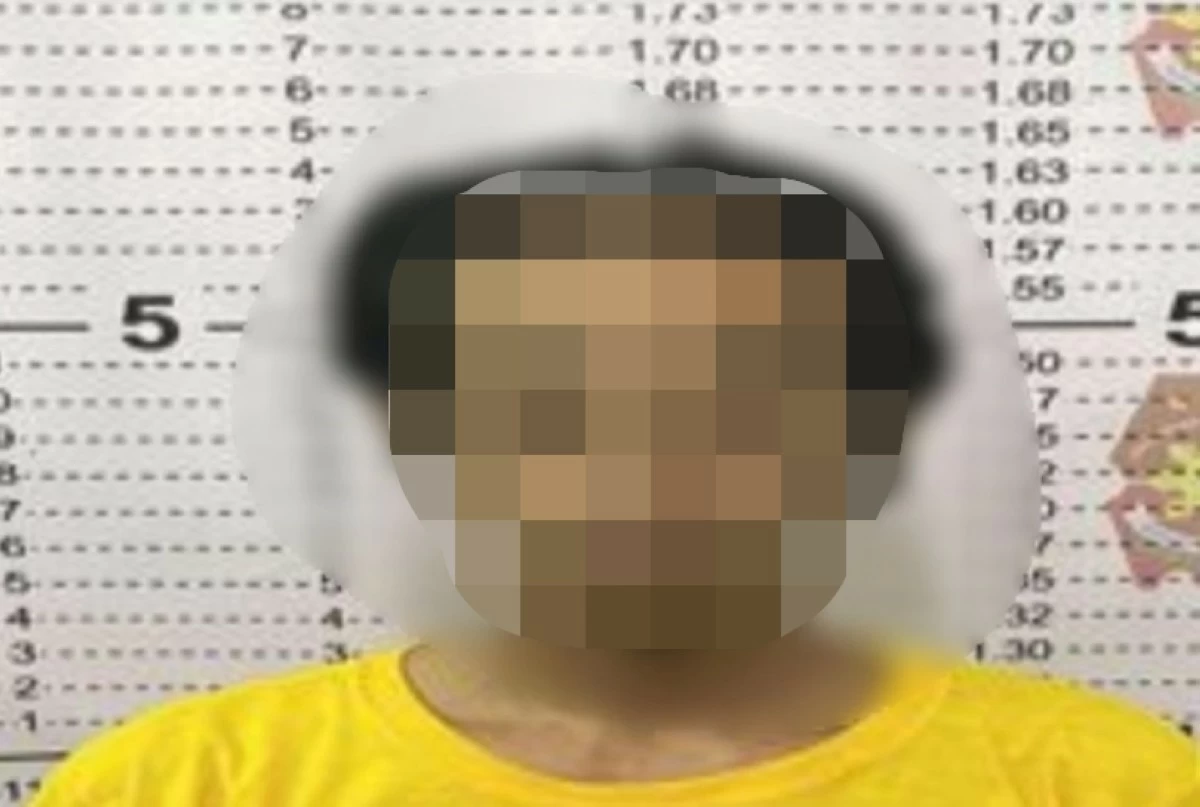 The accused (Photo from Taguig police / SPD) 