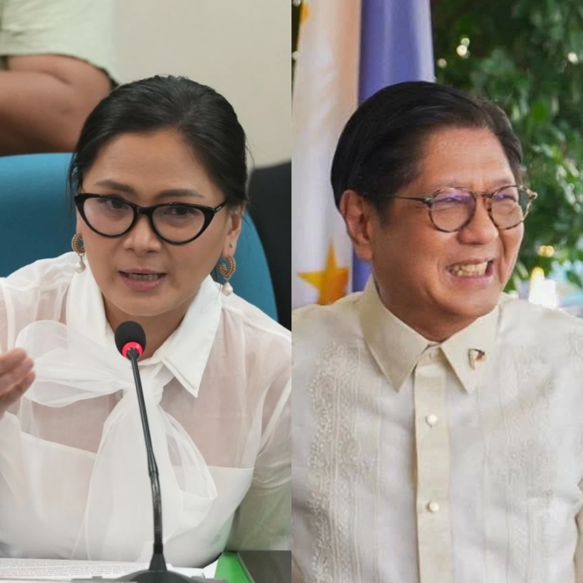 Iloilo City lone district Rep. Julienne “Jam-jam” Baronda (left), President Ferdinand "Bongbong" Marcos Jr. (PPAB, Facebook)