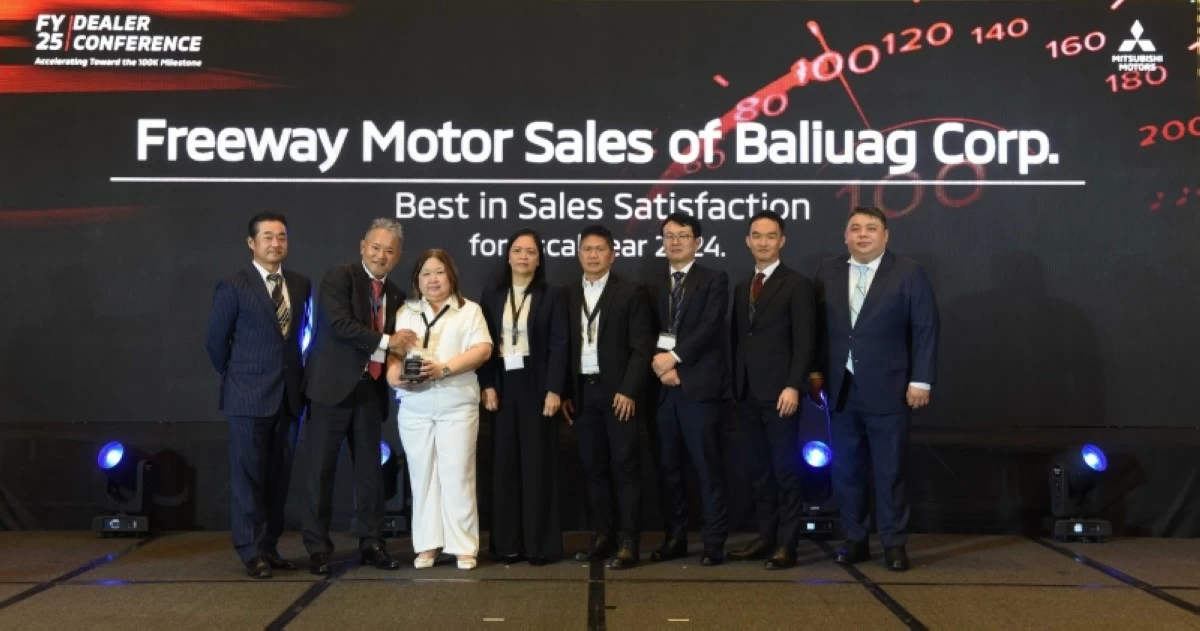 Freeway Motor Sales of Baliuag Corporation – Best in Sales Satisfaction Index (SSI)