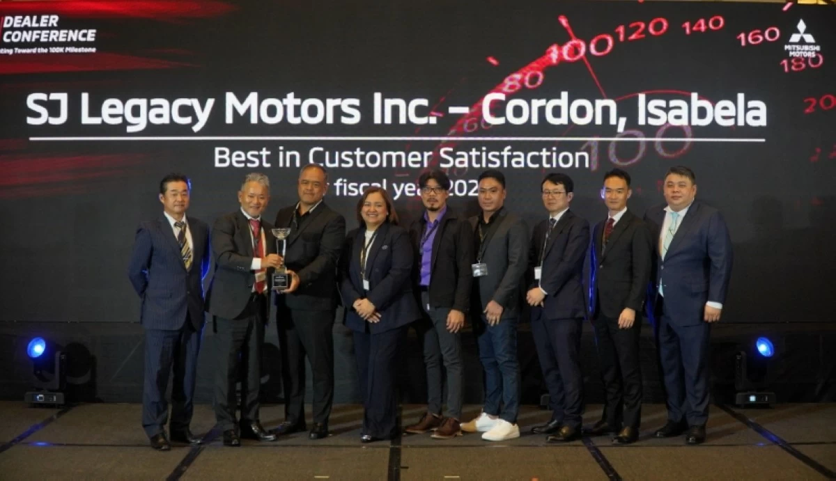SJ Legacy Motors, Inc., Cordon, Isabela – Best in Customer Satisfaction Index (CSI)