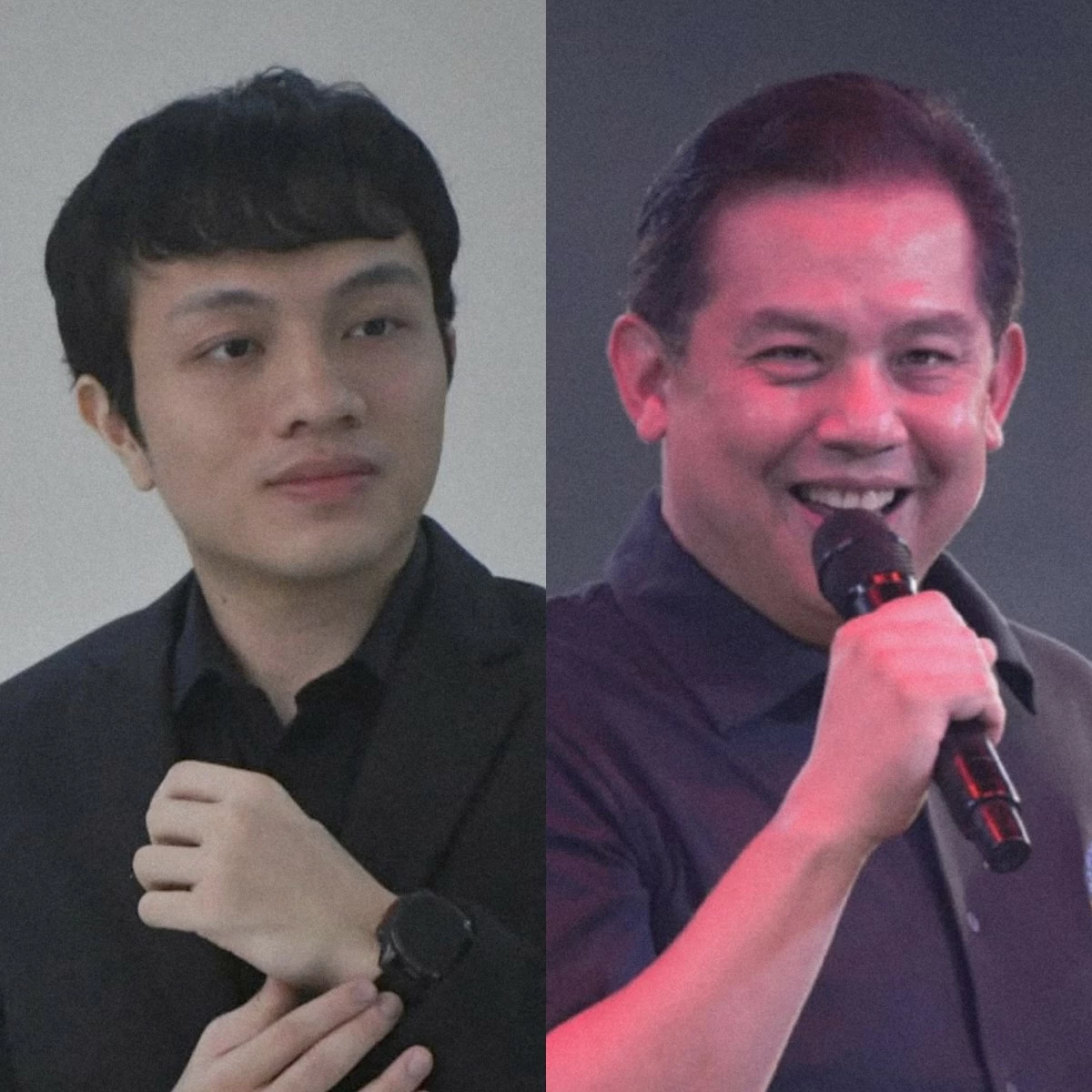 Cavite 4th district Rep. Francis "Kiko" Barzaga (left), House Speaker Martin Romualdez (Facebook, PPAB)