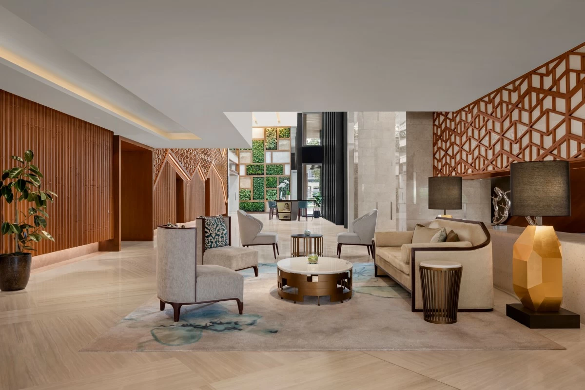 The Westin Hotel living room