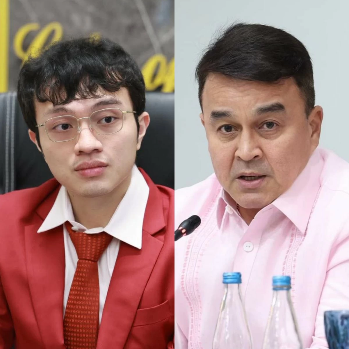 Cavite 4th district Rep. Francisco "Kiko" Barzaga (left), Robert Ace Barbers (Facebook, PPAB)