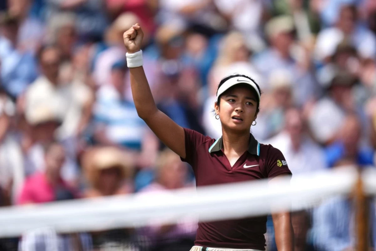 Alex Eala is now at No. 55 in the live WTA rankings. (File Photo/AP)