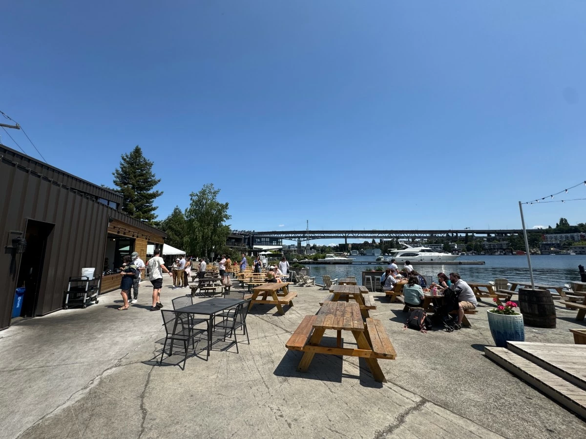 SCENIC DINING Enjoy a meal with a view at Gas Works Brewing