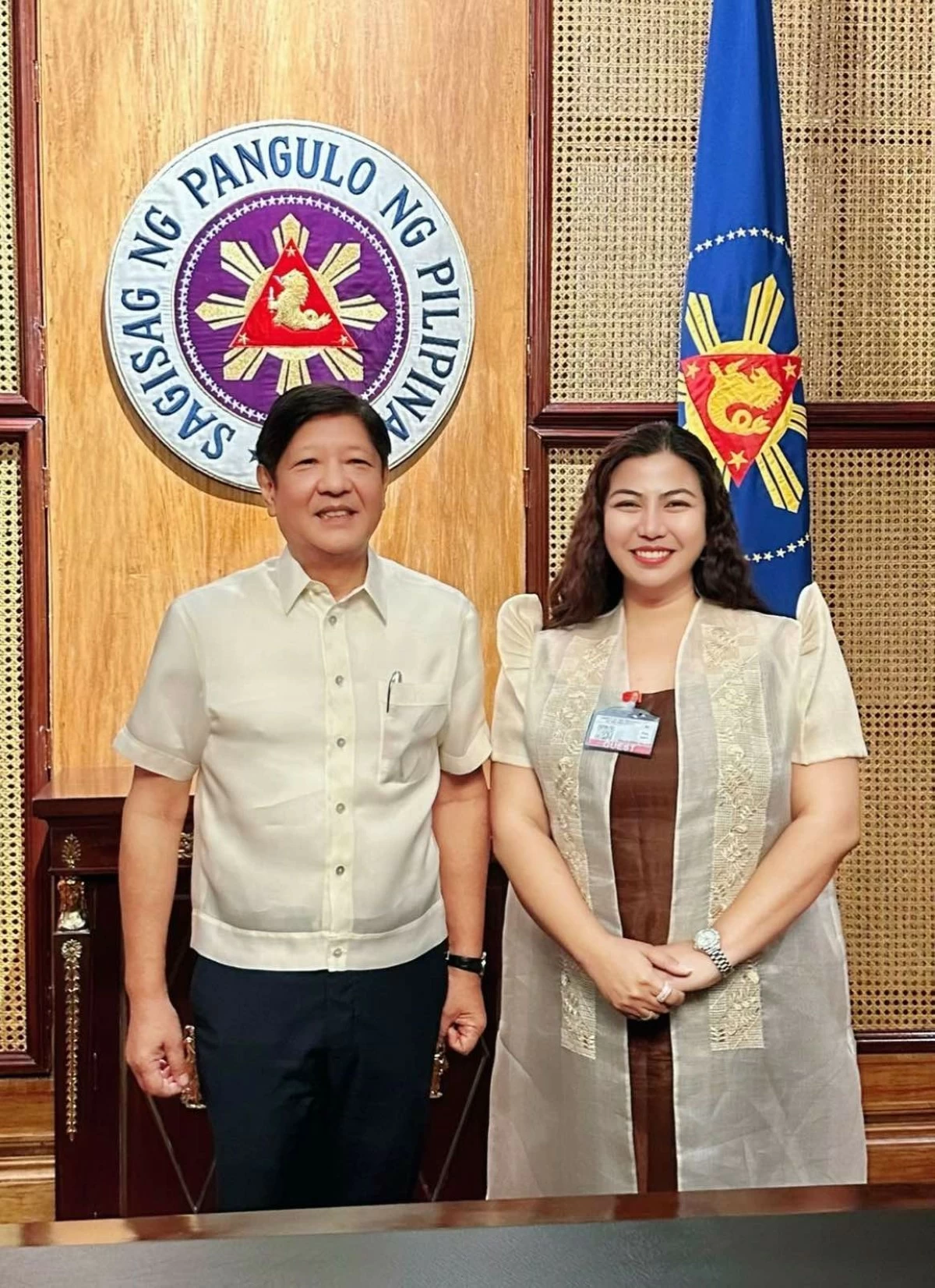 President Ferdinand R. Marcos, Jr. with the author. (Photo taken June 2024.)