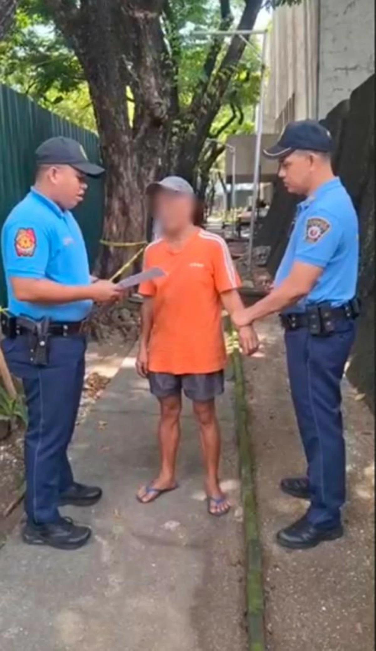 The arrested suspect (Photo from Pasay City Police)