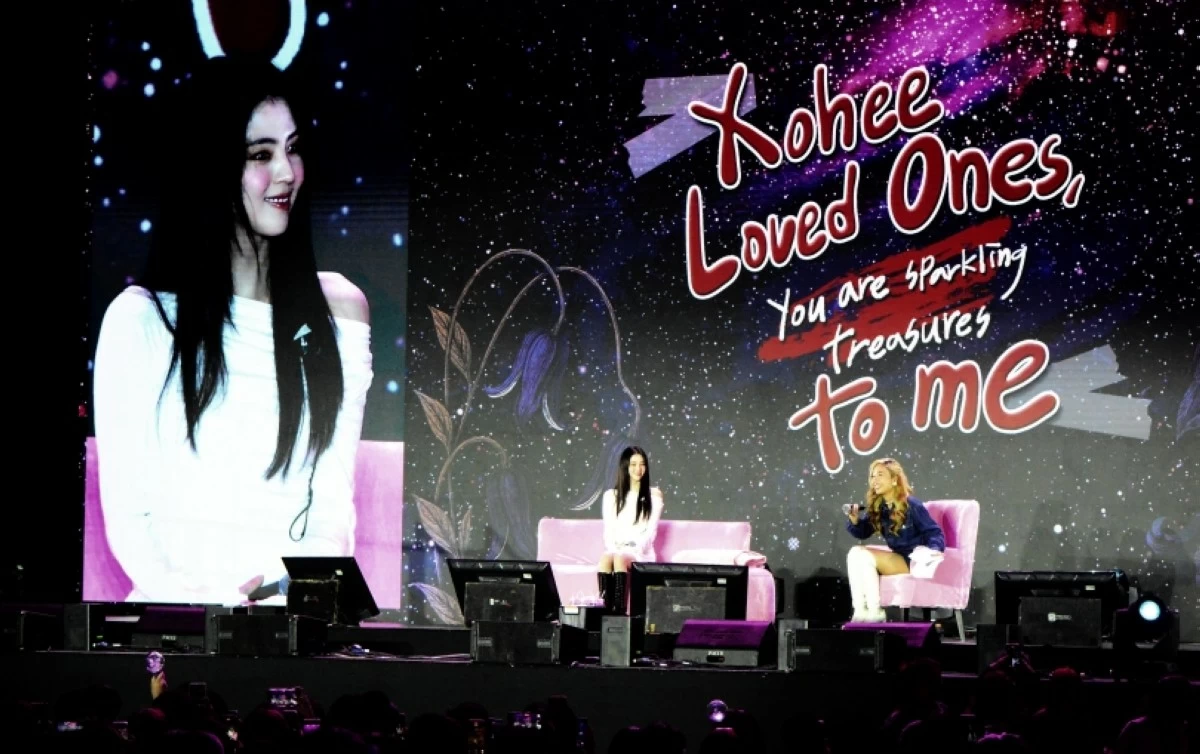 Korean actress Han So-hee at her 1st Fanmeeting World Tour “Xohee Loved Ones” in Manila on Sept. 13 at Cove Manila at Okada Manila