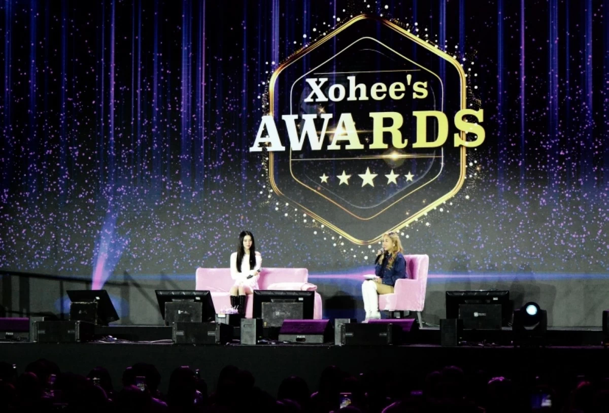 Korean actress Han So-hee at her 1st Fanmeeting World Tour “Xohee Loved Ones” in Manila on Sept. 13 at Cove Manila at Okada Manila