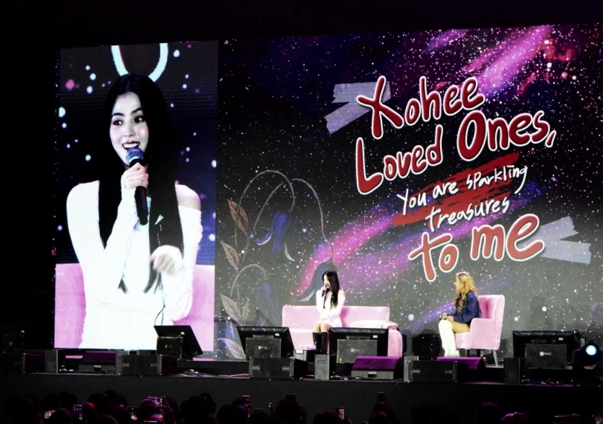 Korean actress Han So-hee at her 1st Fanmeeting World Tour “Xohee Loved Ones” in Manila on Sept. 13 at Cove Manila at Okada Manila