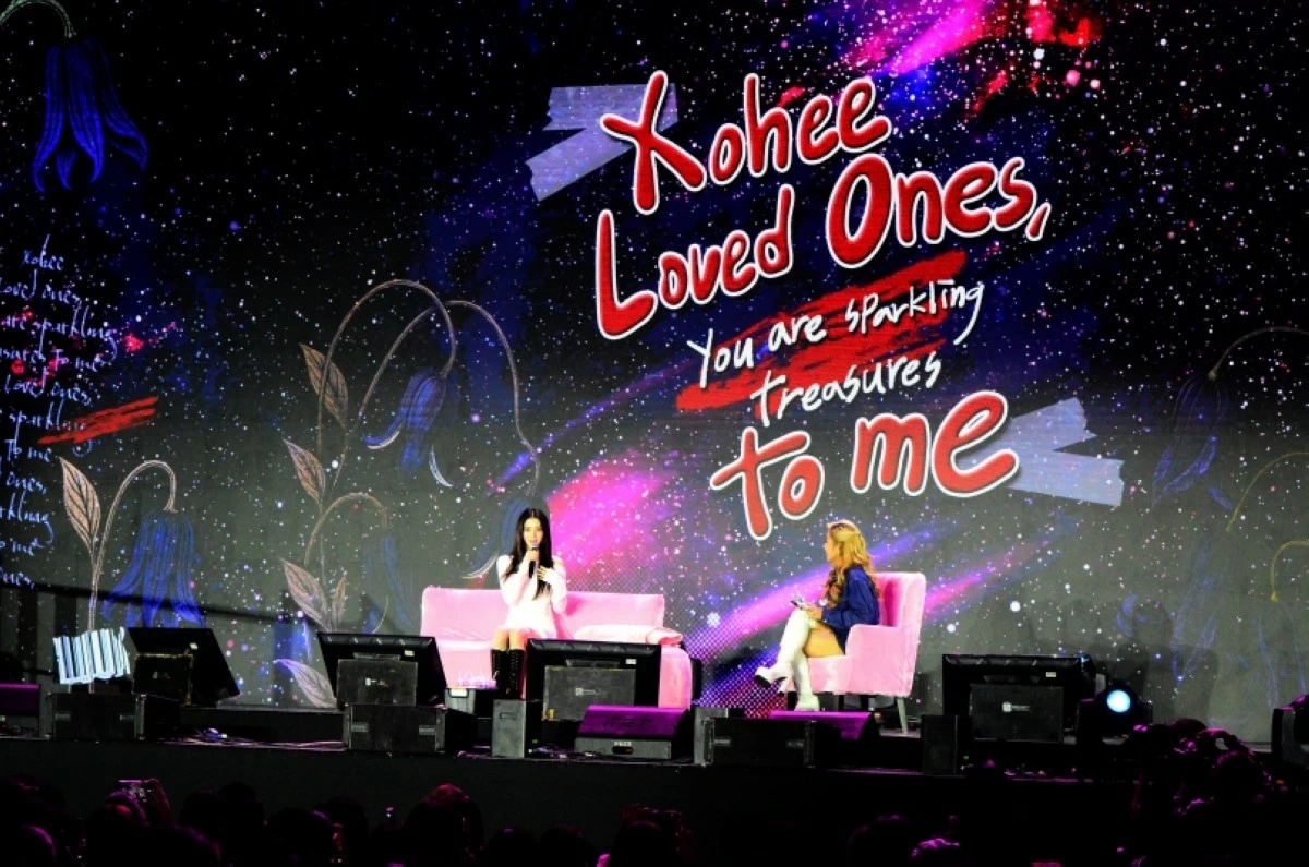 Korean actress Han So-hee at her 1st Fanmeeting World Tour “Xohee Loved Ones” in Manila on Sept. 13 at Cove Manila at Okada Manila