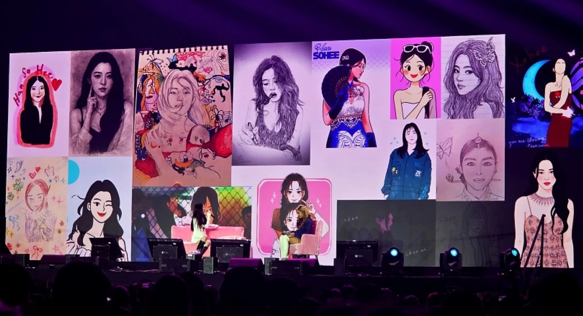 Korean actress Han So-hee at her 1st Fanmeeting World Tour “Xohee Loved Ones” in Manila on Sept. 13 at Cove Manila at Okada Manila