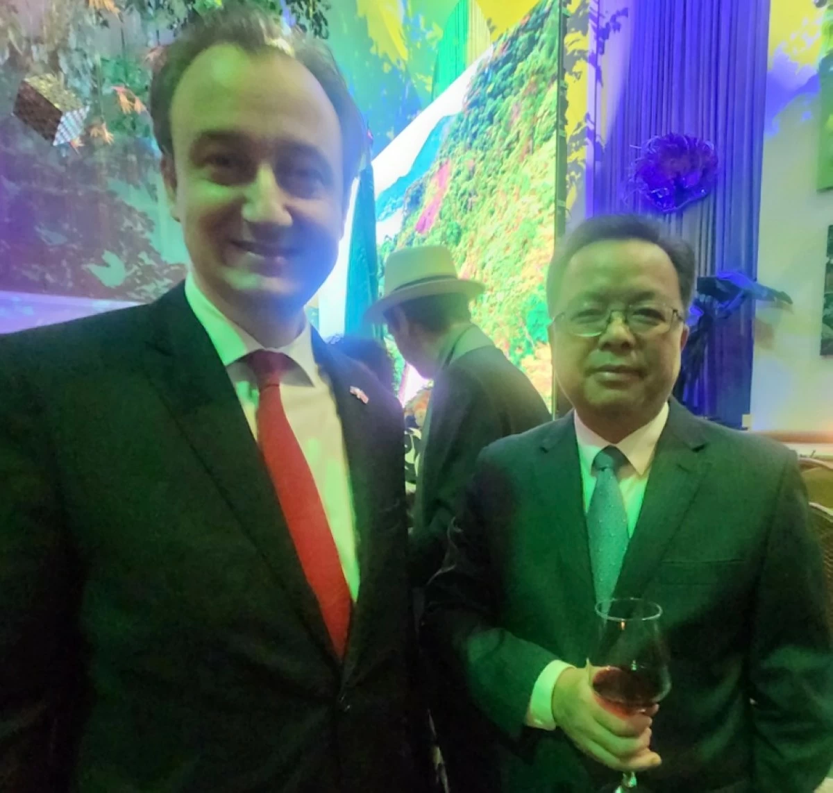 Ambassador Niyazi Evren Akyol of Turkiye Embassy  and Ambassador Huang Xilian of China Embassy

