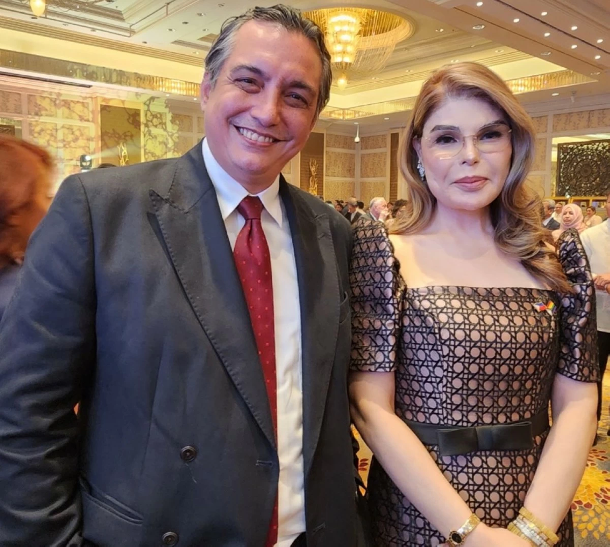 Jeremy Barns, Director-General National Museum of the Philippines and Barbie Anne Arcache , Board Advisor of Philippine Financial & Inter- Industry Pride

