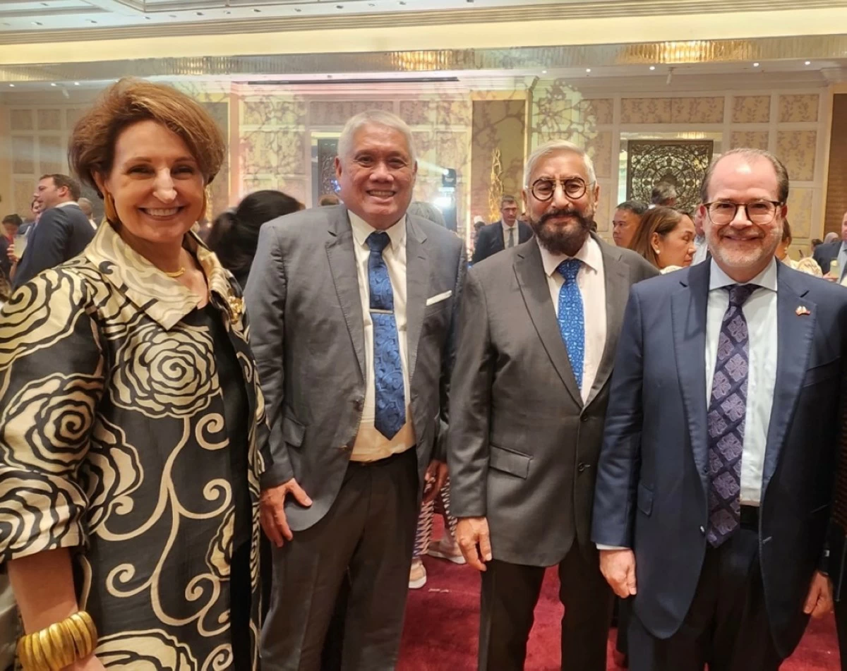 Ambassador MaryKay Carlson of the US Embassy , Raffy Guevarra, Ambassador Daniel Hernandez Joseph of Mexico Embassy and Ambassador David Bruce Hartman of the Embassy of Canada

