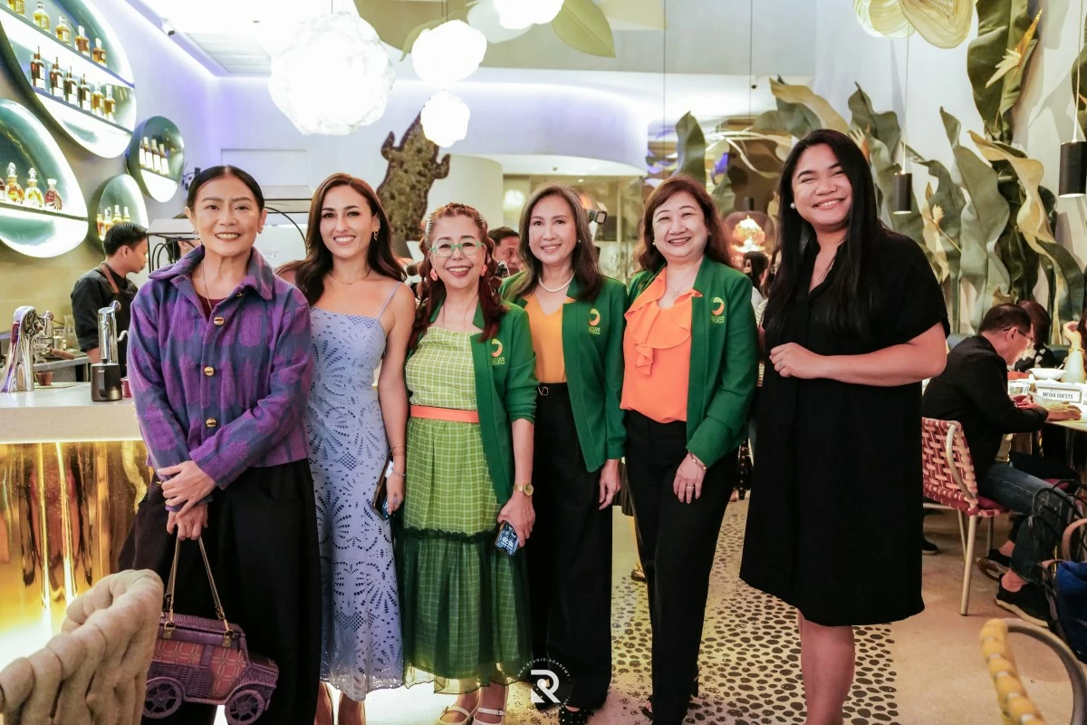 Media launch on Sept. 10 - Dr. Maria Cielo Vida - representing BTS Army, Bangtan Ajumma - sponsor, Asia’s Jewel Jade Riccio, Ms. Dang Koe - ASP Chair Emerita, Peng So - ASP Board Trustee, Helen Cheng - ASP Board Trustee, RMA Senior Coach Vida Mirang.