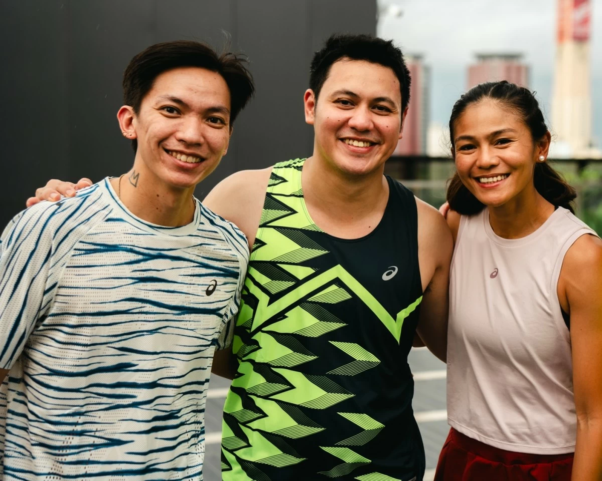 ARC coaches (from left) Dean Cunanan, Jasper Tanhueco and Precious Aguilar