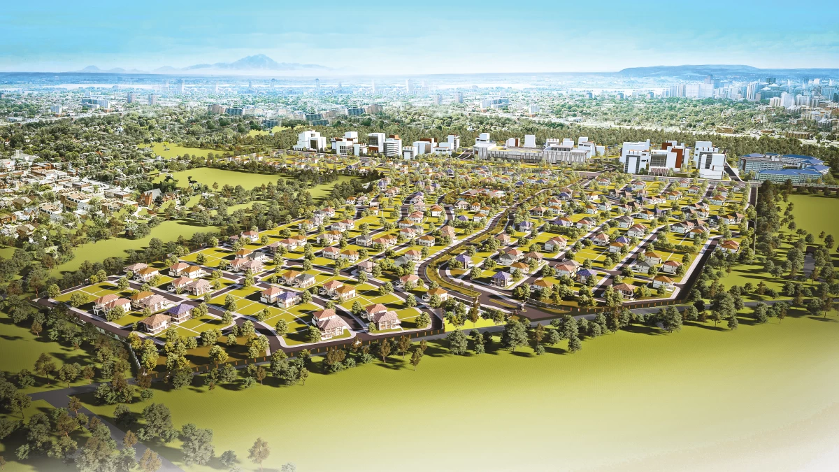 Aerial view of Rockwell Center Lipa