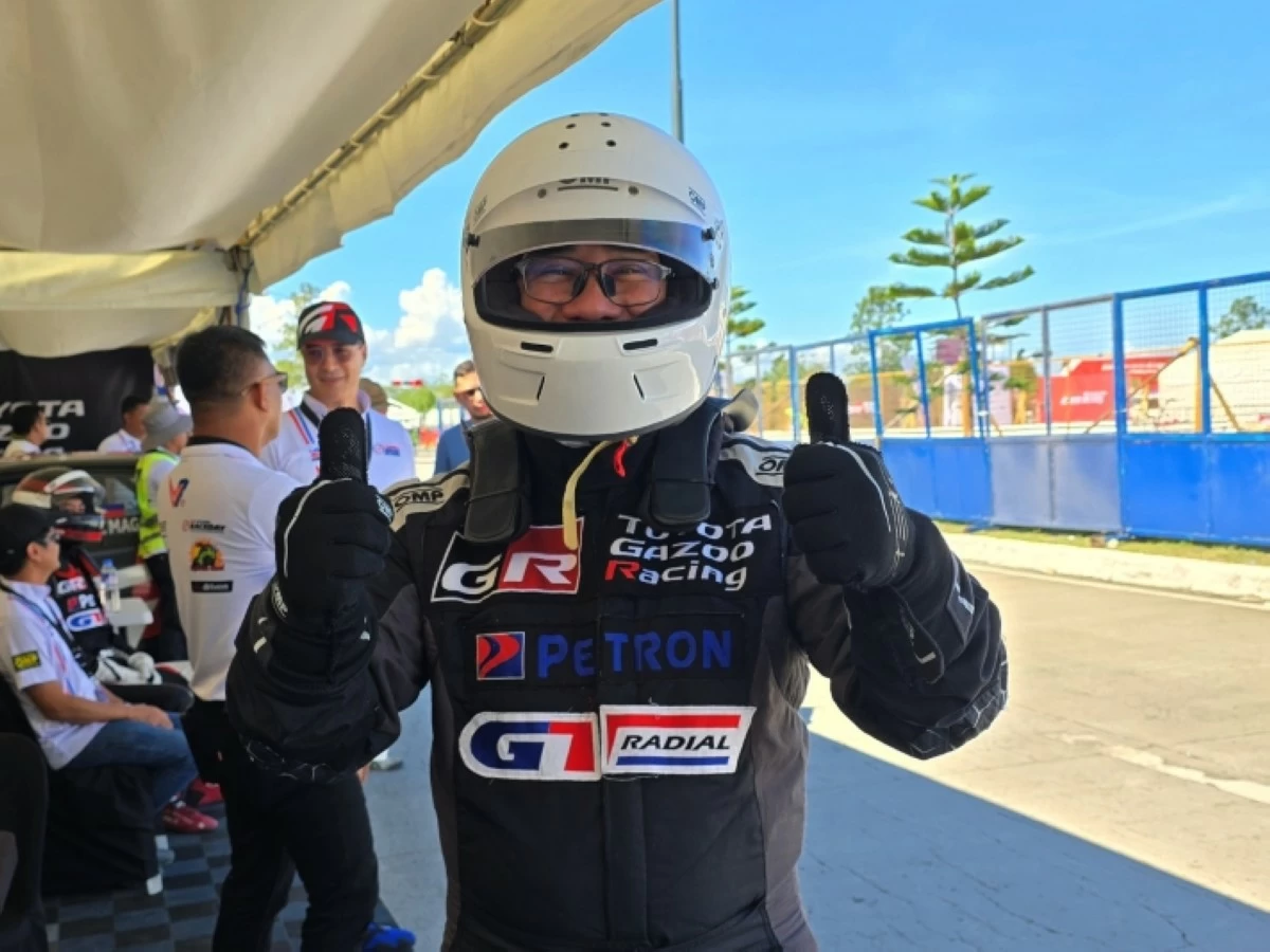 All smiles after taking P2 in qualifying for Race Weekend 2.