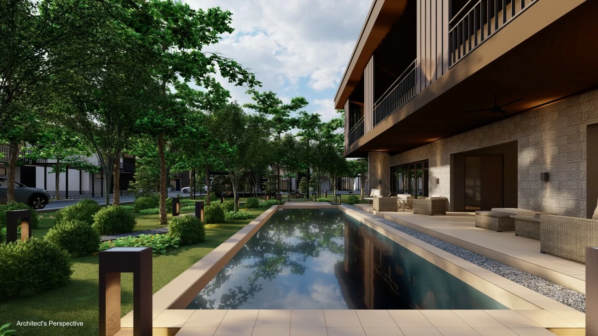 Pool area (Artist's perspective)