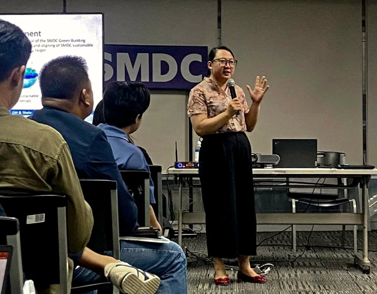 Arch. Pam de Guzman highlights the SMDC Good to Environment pillar, underscoring the company’s commitment to sustainable, livable communities.
