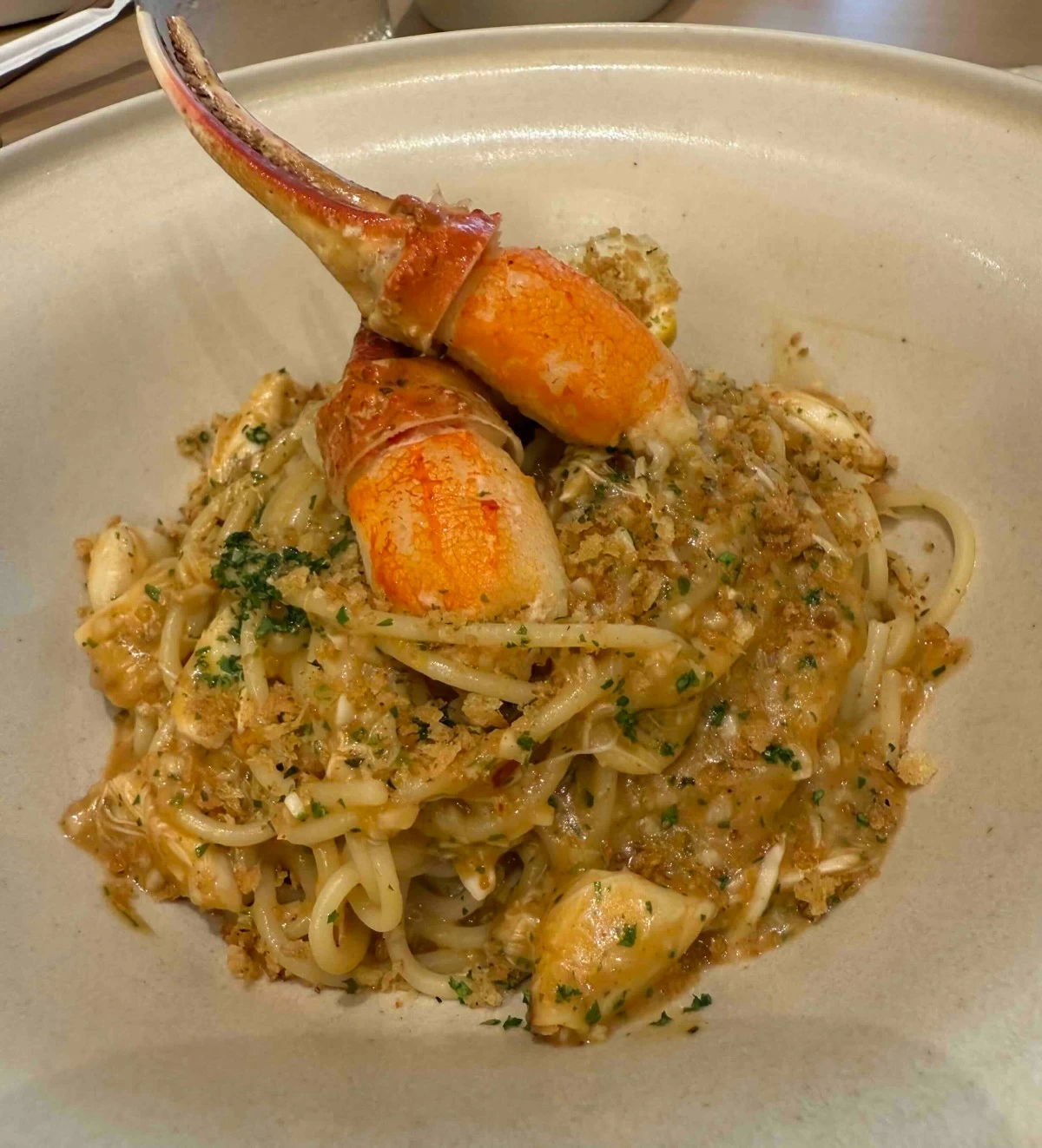 Crab Aglio Olio