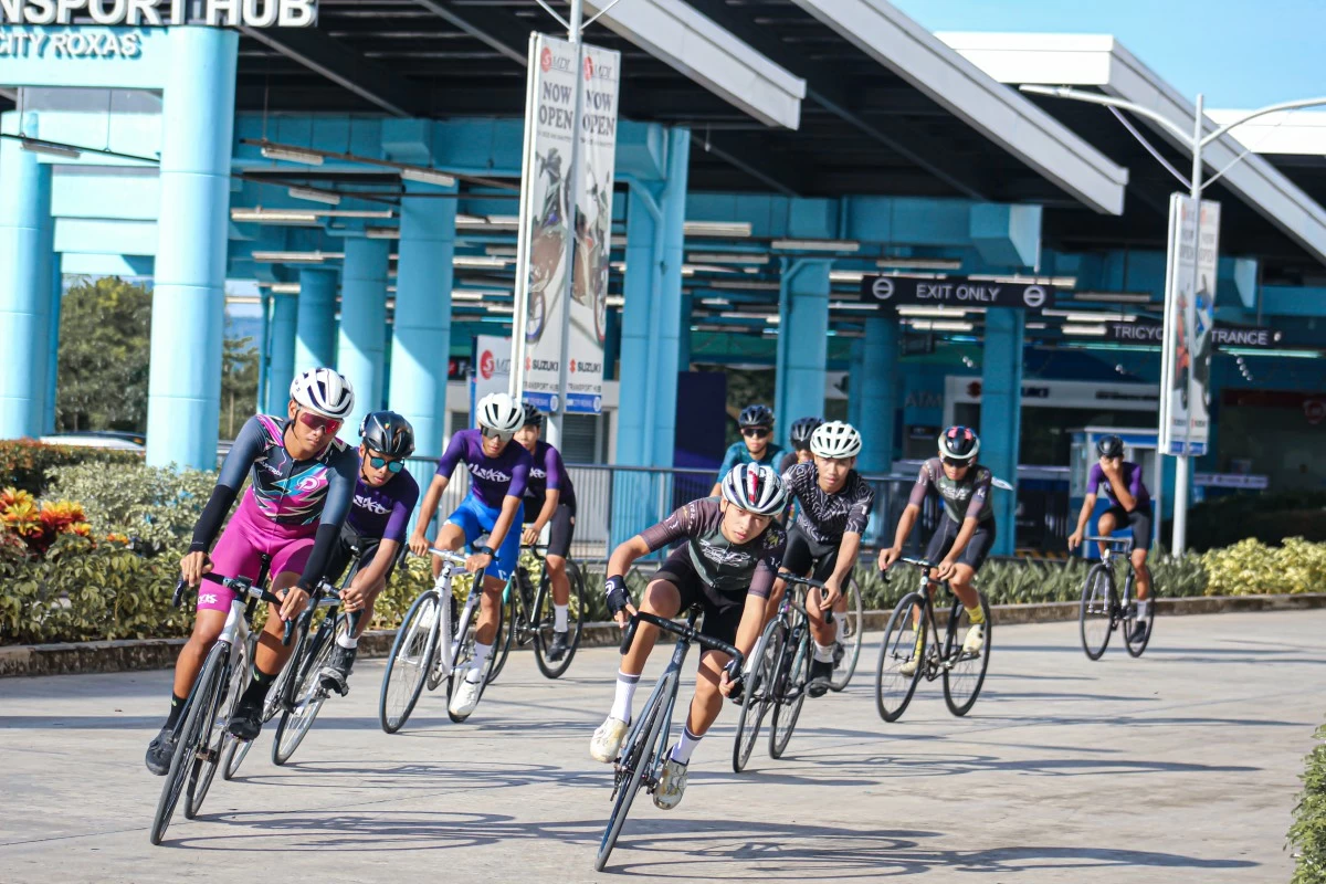 Cyclists cruise through SM City Roxas, embracing the mall’s bike-friendly features that support safe, sustainable urban mobility.