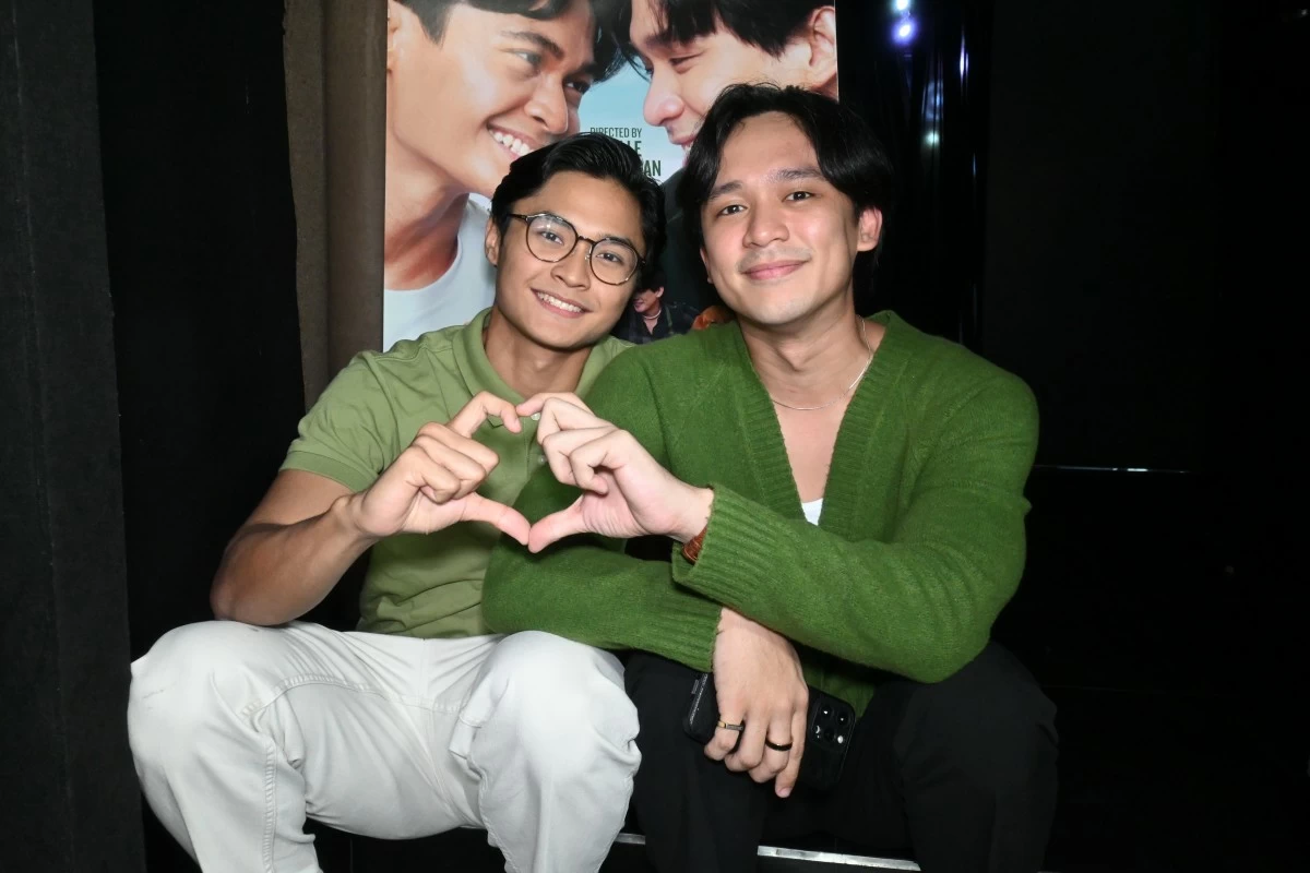 Mikoy Morales (right) as Drew and Esteban Mara as Shawn