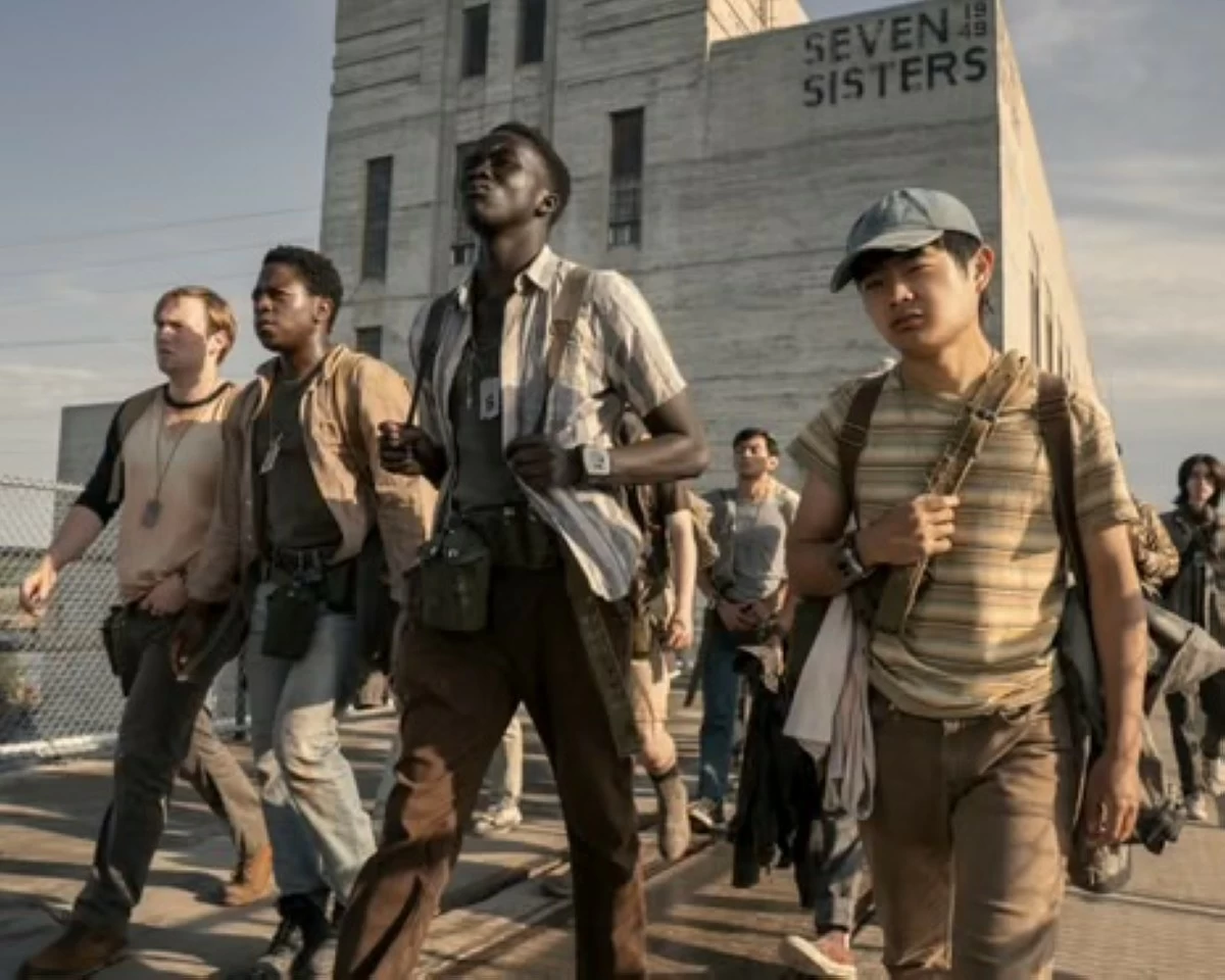 A scene from 'The Long Walk'