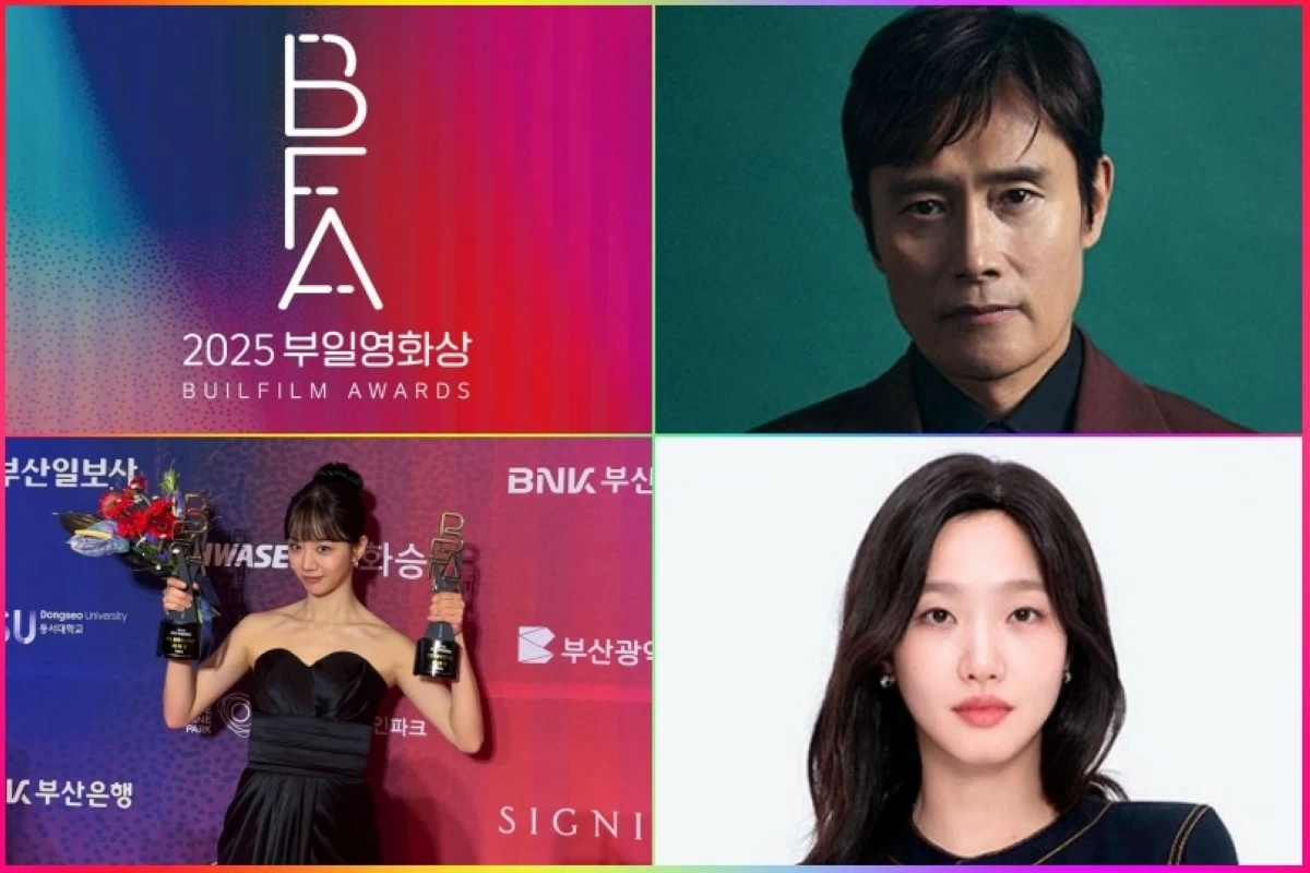 (Clockwise from top right) Lee Byung-hun, Kim Go-eun and Lee Hyeri (Photos: Buil Film Awards, Instagram)