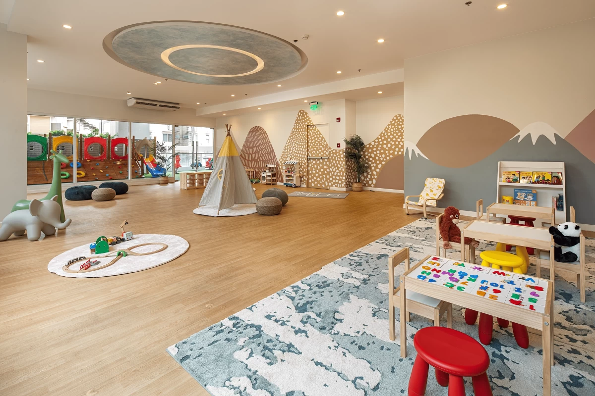 Inside the Daycare area