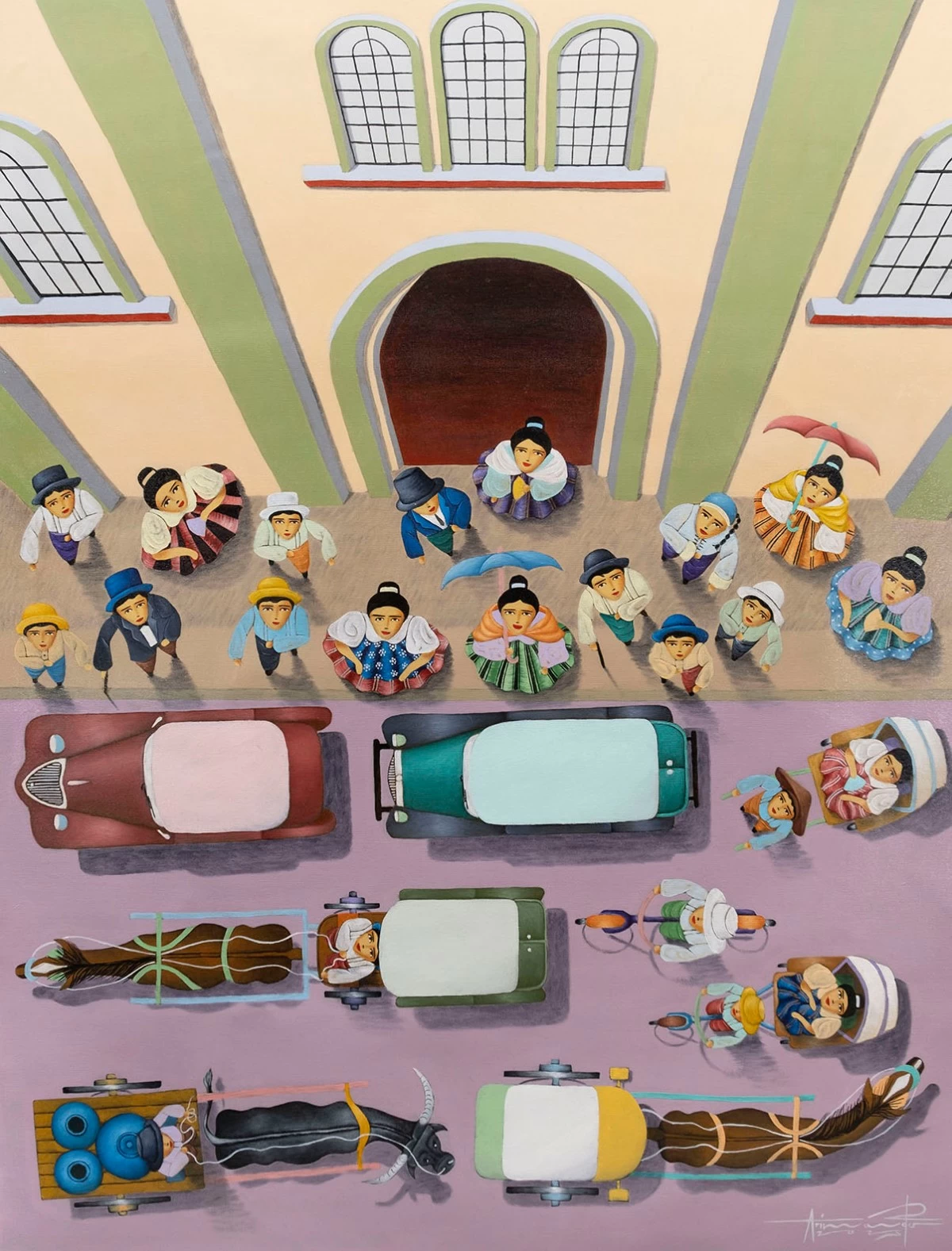 'A MANY KINDRED SPIRITS' oil on canvas, 40x30 inches, 2025