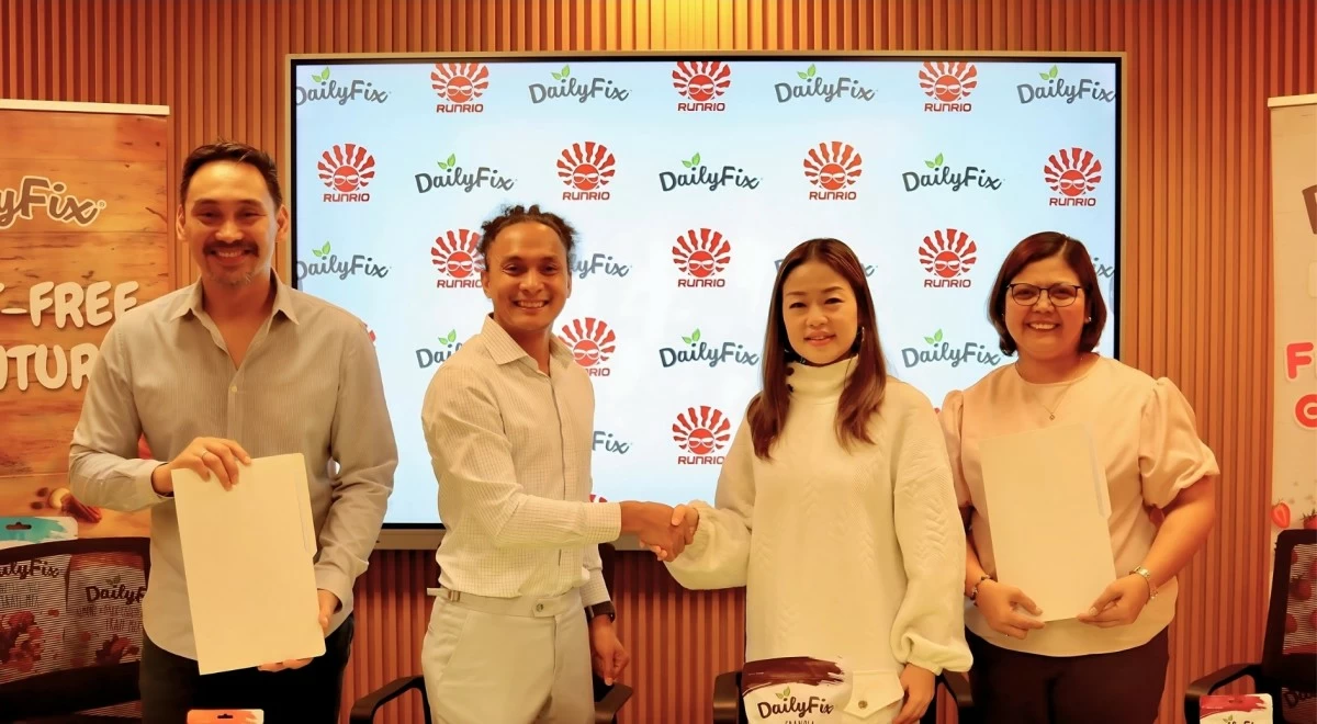 From left: RunRio managing partner Andrew Neri, RunRio founder Rio de la Cruz, Fly Ace Corporation vice president for marketing Abigail Ng-Reyes, and Fly Ace Corporation marketing director Jasmine Capule