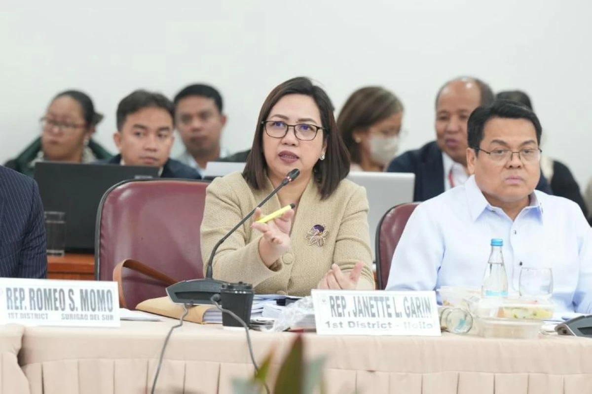 Deputy Speaker Iloilo 1st district Rep. Janette Garin (PPAB)