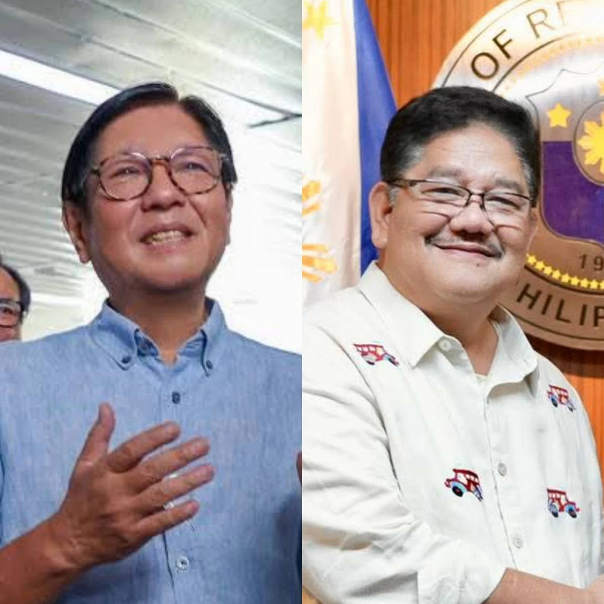 President Ferdinand "Bongbong" Marcos Jr. (left), 4Ps Party-list Rep. Marcelino 'Nonoy" Libanan (Facebook)
