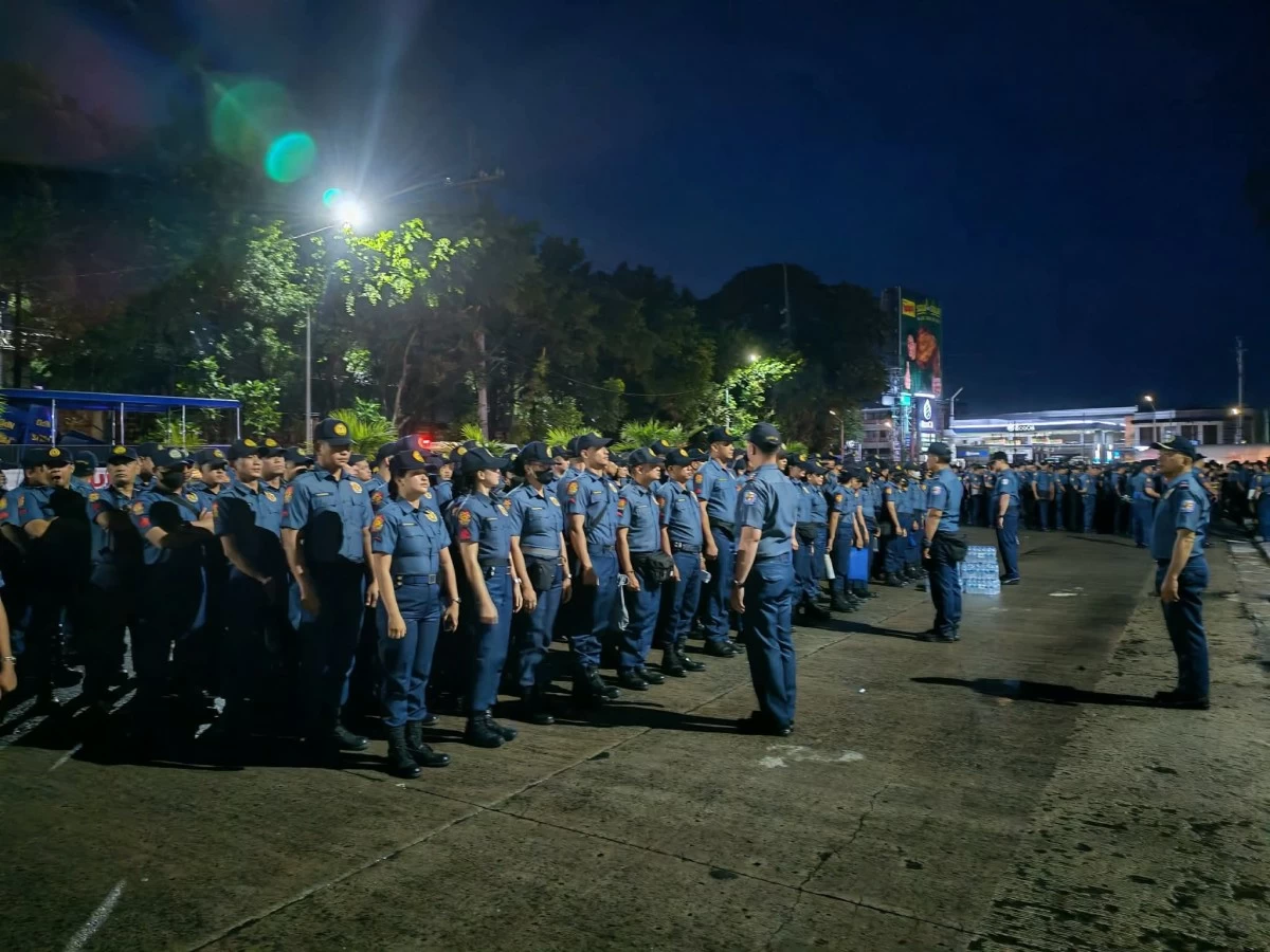 NPD personnel readies for deployment in Quezon City on Sunday, Sept. 21 (Photo from NPD)