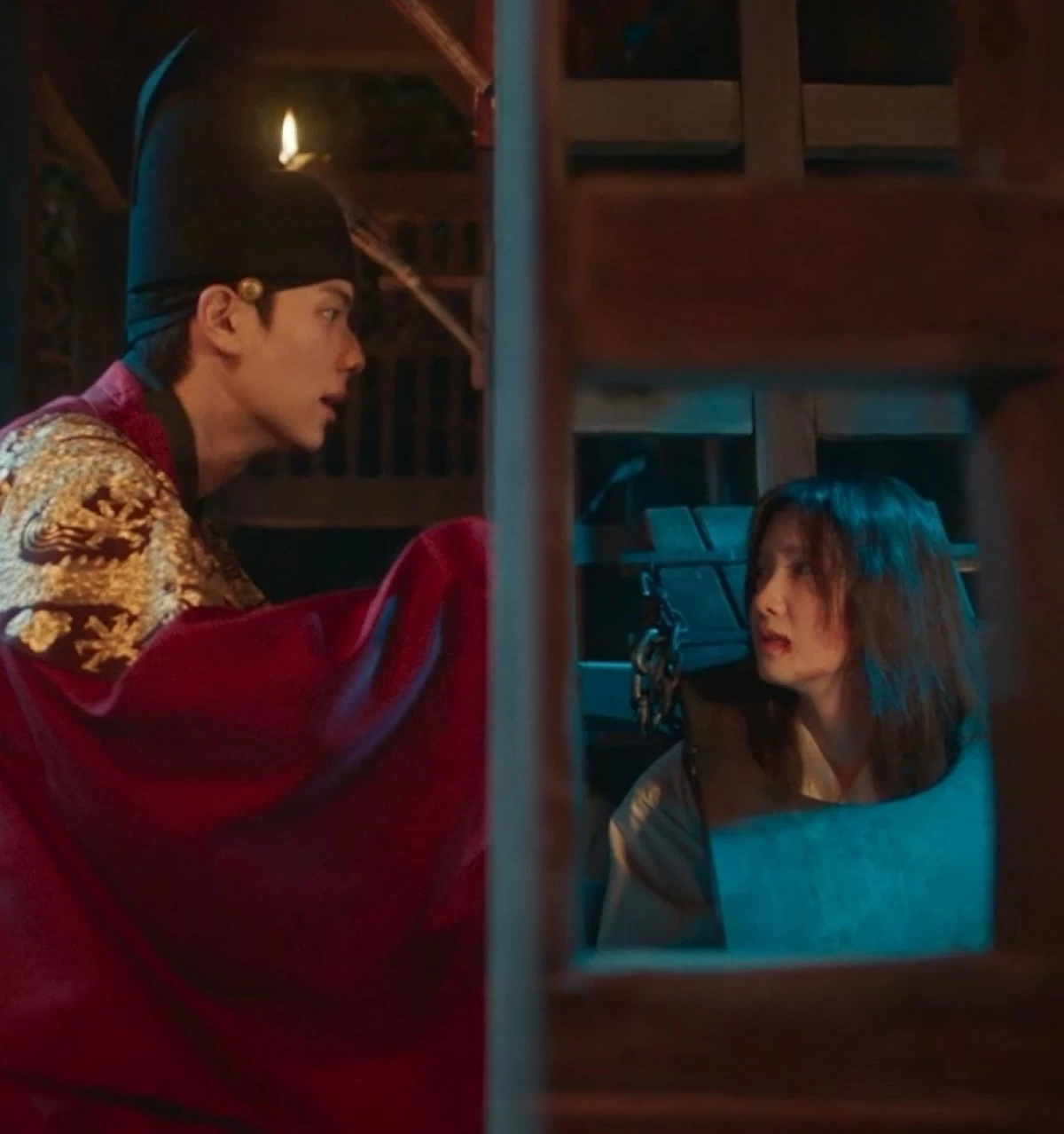 Yoona and Lee Chae-min in 