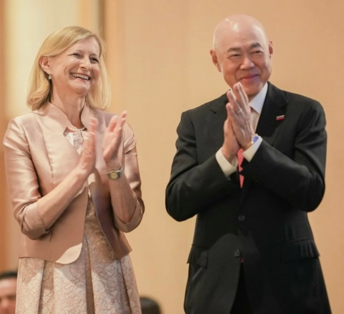 Ambassador H.E. Smiljana Knez with Slovenia’s Honorary Consul Felix R. Ang