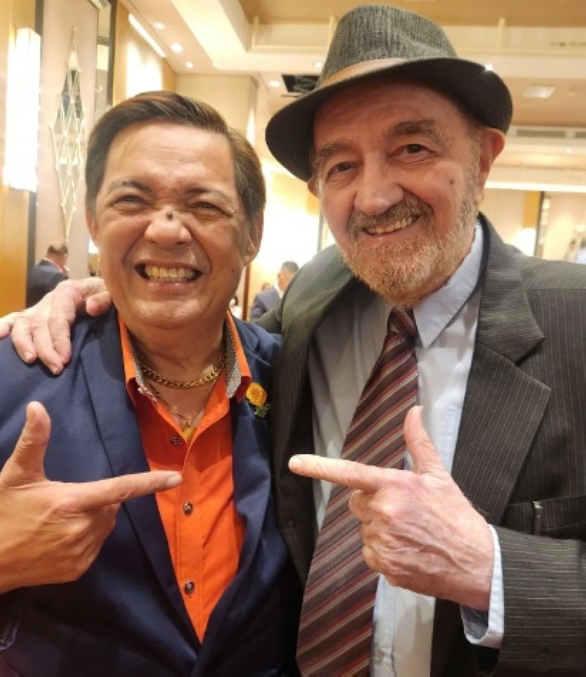 Manila Bulletin’s Barbie L.  Atienza with Guidance Management Corp. Chairman Joaquin “Jack” C. Rodriguez