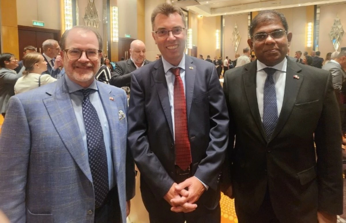 Canada Embassy Ambassador David Bruce Hartman  with European Embassy Ambassador Mariomassimo Santoro and MalaysiaEmbassy Ambassador Abdul Malik Melvin Castelino