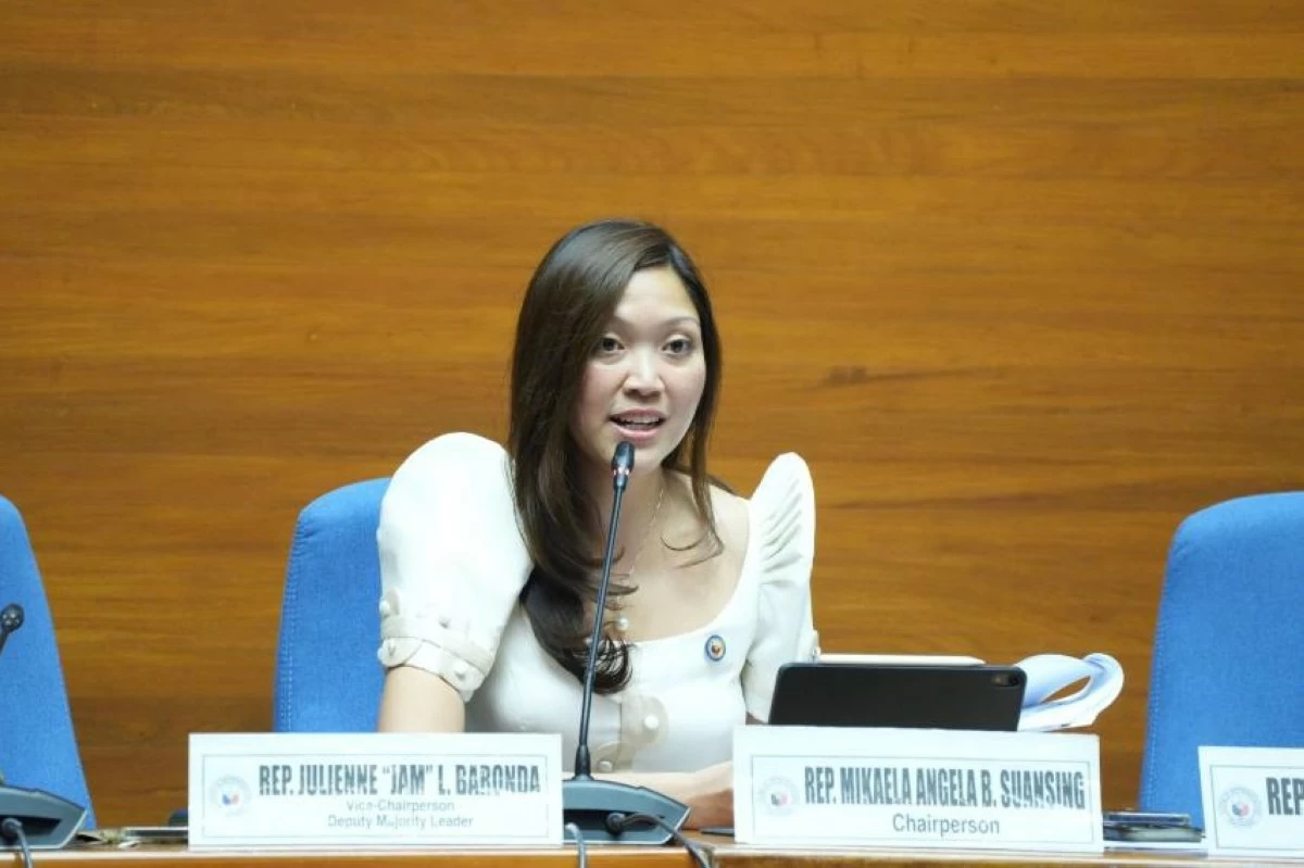 Nueva Ecija 1st district Rep. Mikaela Angela "Mika" Suansing (PPAB)