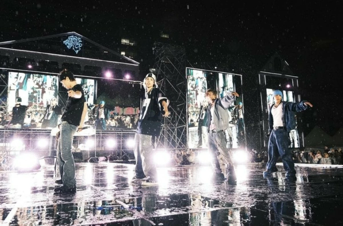 LNGSHOT at the music festival (Instagram) 