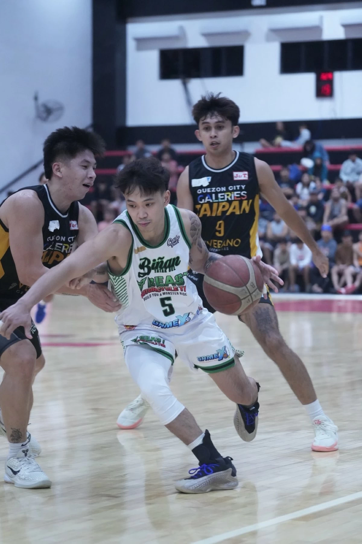 Renzo Subido shines for BiñanTatak Gel. (MPBL Images)